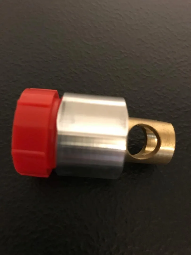 Dipless Brush - Complete Connector Kit w/ Red Caplug