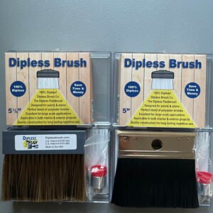 DIPLESS BRUSH COMBO (Starter Kit) - Includes 5" Wood Block & 5 3/8" Plastic block w/ connectors