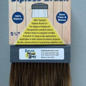 DIPLESS BRUSH (Brush only) - 5 3/8" Plastic Block